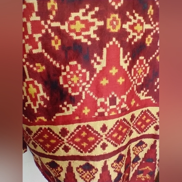 LAUREN PATTERNED COTTON BLOUSE - Picture 2 of 6